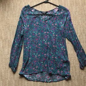 Lucky Brand floral blouse